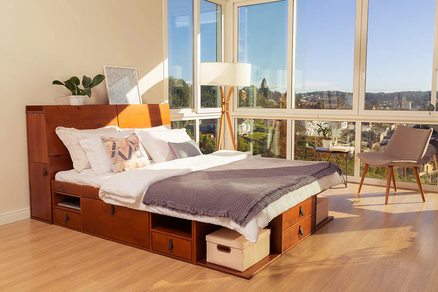This bed has lots of storage - and a design award!